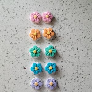 Polymer clay earrings